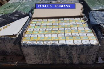 Peste 13.000 de pachete cu țigări de contrabandă au fost capturate de polițiști în câteva ore