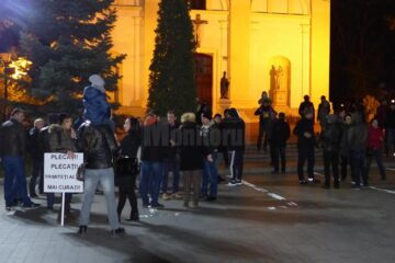 Sucevenii au protestat împotriva modificării legilor justiției