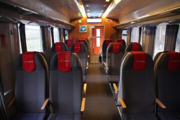 Cel mai modern vagon de tren CFR circulă prin Suceava timp de o săptămână