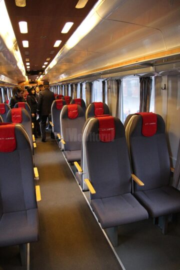Cel mai modern vagon de tren CFR circulă prin Suceava timp de o săptămână