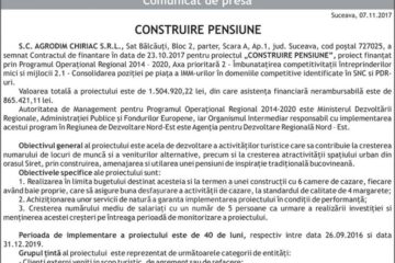 CONSTRUIRE PENSIUNE