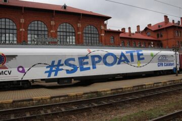 Cel mai modern vagon de tren CFR circulă prin Suceava timp de o săptămână