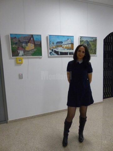 „Retrospectivă”, prima expoziție personală de pictură a Cristinei Iacob
