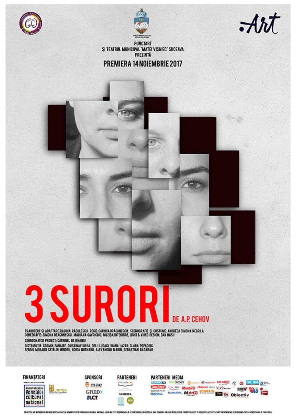 „3 Surori” - un spectacol inedit pe scena teatrului sucevean