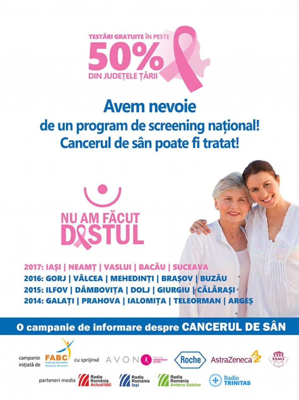 Examinări gratuite pentru depistarea cancerului de sân pentru femeile din Udești și Mănăstirea Humorului Examinări gratuite pentru depistarea cancerului de sân pentru femeile din Udești și Mănăstirea Humorului