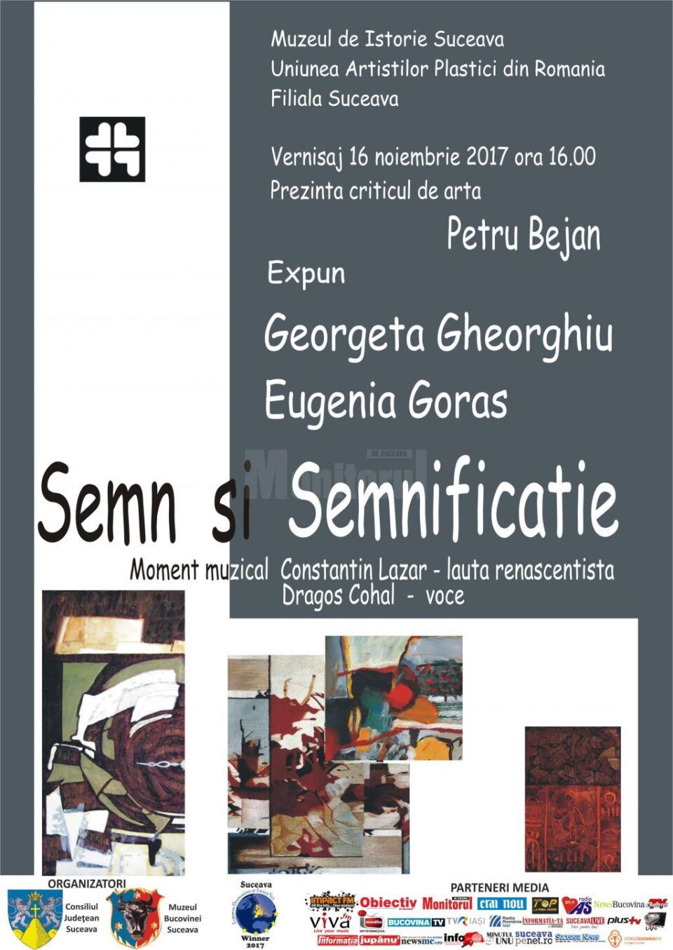 Vernisajul expoziției de pictură și tapiserie "Semn și semnificație", la Muzeul de Istorie Vernisajul expoziției de pictură și tapiserie "Semn și semnificație", la Muzeul de Istorie