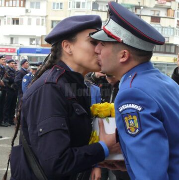 Depunere de jurământ și cerere în căsătorie la Școala Militară de Subofițeri de Jandarmi din Fălticeni