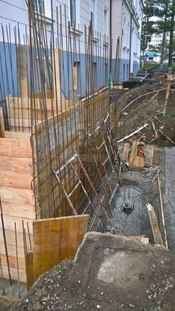 Lucrări de izolare la secția Îngrijiri paliative