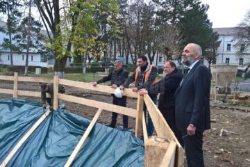 Inspectarea șantierului Centrului de Radioterapie și diagnostic