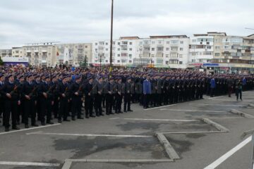 Depunere de jurământ și cerere în căsătorie la Școala Militară de Subofițeri de Jandarmi din Fălticeni