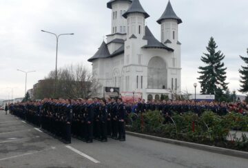 Depunere de jurământ și cerere în căsătorie la Școala Militară de Subofițeri de Jandarmi din Fălticeni