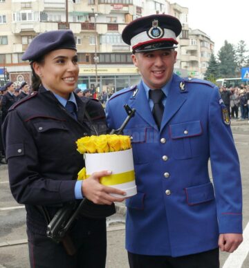 Depunere de jurământ și cerere în căsătorie la Școala Militară de Subofițeri de Jandarmi din Fălticeni