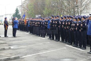 Depunere de jurământ și cerere în căsătorie la Școala Militară de Subofițeri de Jandarmi din Fălticeni