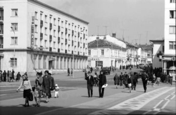Zona veche a orasului, vazuta din centrul nou