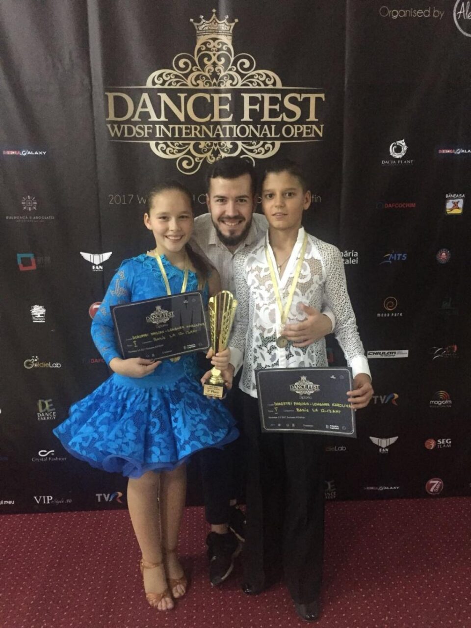 Șapte medalii pentru sportivii Clubului de dans sportiv "Bucovina Dance Studio" Suceava, la Campionatul Mondial Junior II LATINO și WDSF Dance Fest 2017