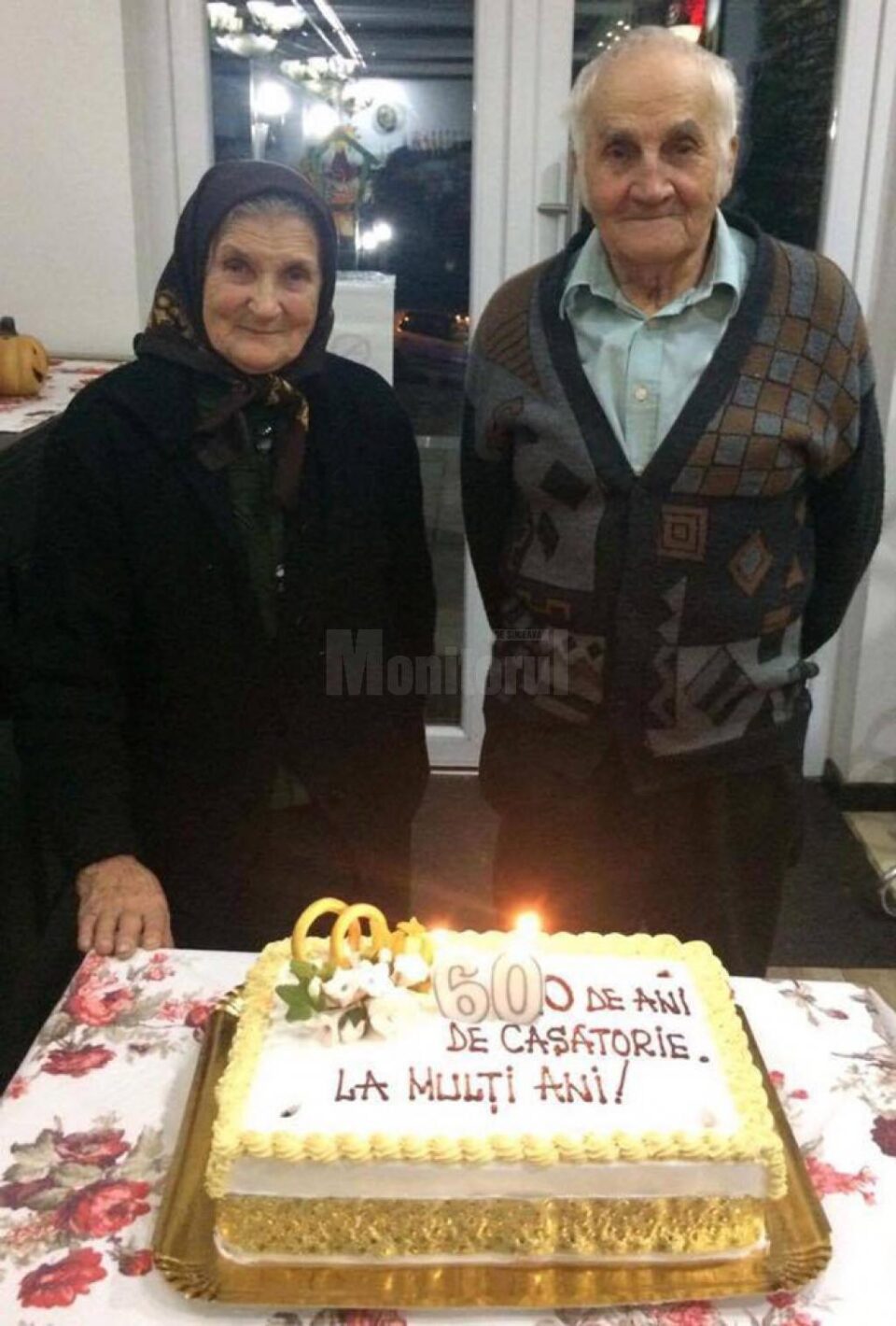 O familie din Vicovu de Sus a sărbătorit 60 de ani de la căsătorie