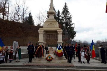 Comemorarea de la mormântul eroului Ioan Grosaru, pentru cei 29 de militari morți în misiuni internaționale în ultimii 15 ani