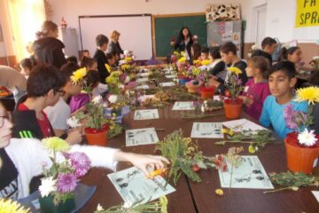 Școala de Ikebana pentru elevii din Șcheia
