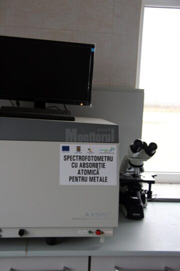 Laboratorul depozitului de deșeuri Moara