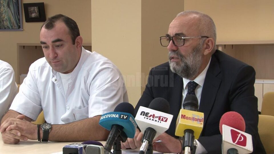 Ing. Dragoș Vicoveanu și managerul Vasile Rîmbu