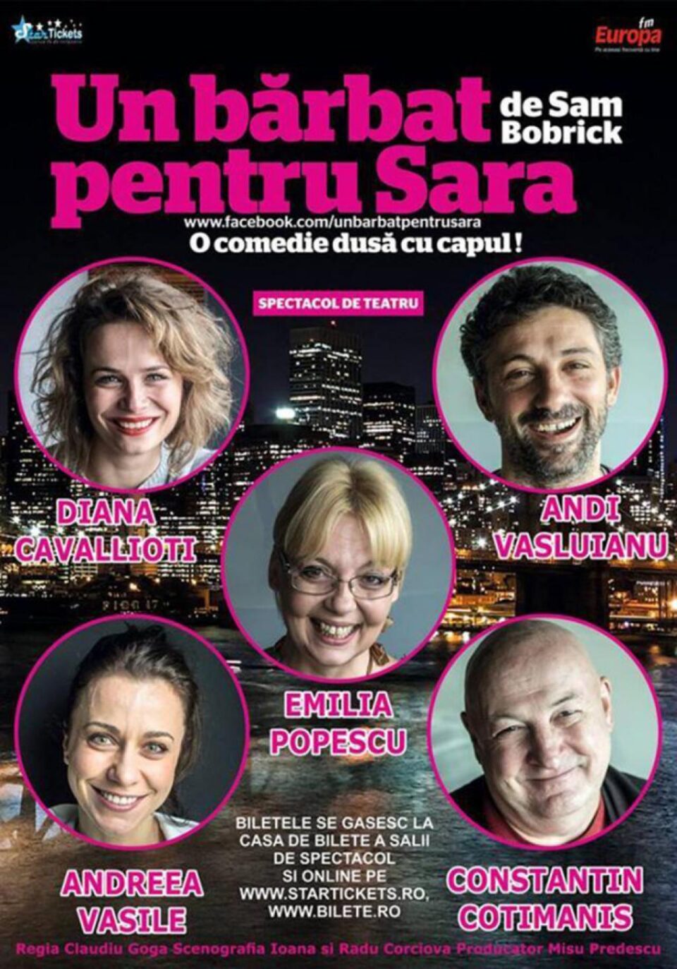 „Un bărbat pentru Sara”, astăzi, pe scena Casei de Cultură a Sindicatelor Suceava