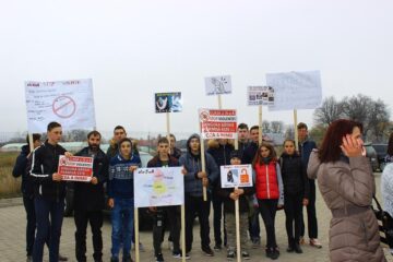 Marș antiviolență desfășurat la Marginea