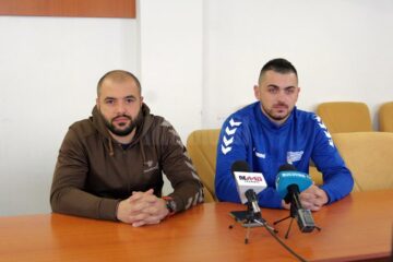 Antrenorul Iulian Andrei si Mihai Sandu