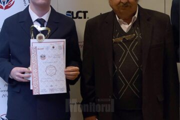 David Turturean și prof. îndrumător Sorin Golda