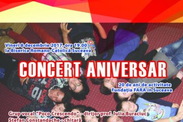 Concert aniversar la Biserica Romano-Catolică Suceava, organizat de Fundația FARA