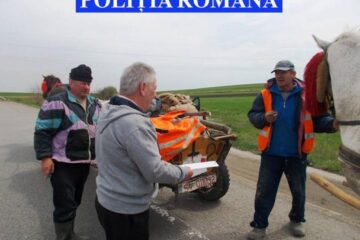 Peste 100 de căruțași au fost instruiți cu privire la respectarea regulilor rutiere