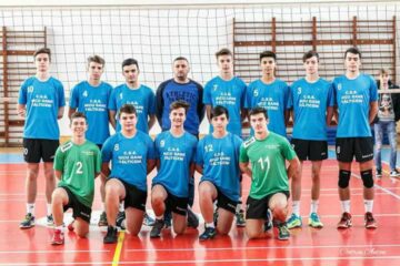 Echipa de volei cadeți CSS Nicu Gane Fălticeni, antrenor Marius Stan
