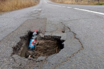 Gaura capcană de pe drumul județean