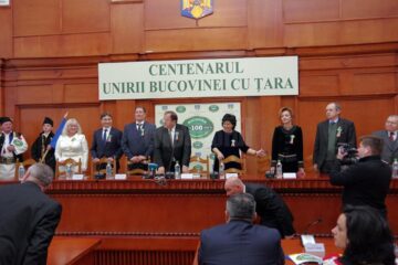 Ședința solemnă a Consiliului Județean organizată de Ziua Bucovinei
