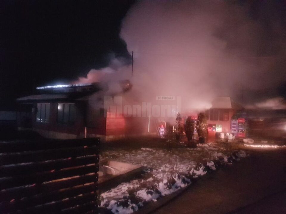 Incendiu la un bar-restaurant din Mihaileni