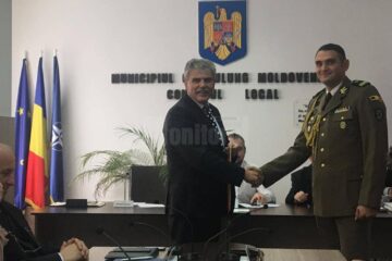 Ciprian Iriciuc a primit titlul de cetățean de onoare de la primarul Mihăiță Negură