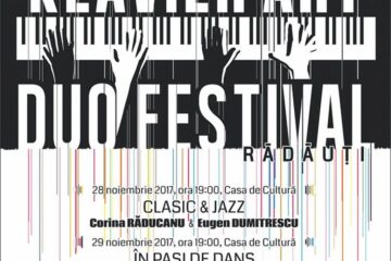 Klavier Art Duo Festival, primul festival de muzică clasică dedicat pianului la patru mâini, la Rădăuți