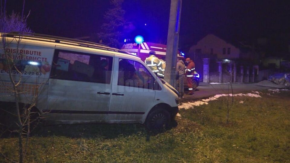 Mașina implicată în accident