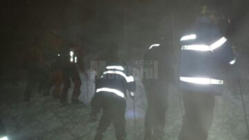 Imagini de la operațiunea de căutare de vineri noapte