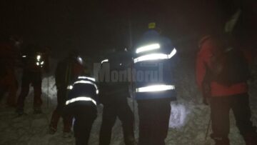 Imagini de la operațiunea de căutare de vineri noapte