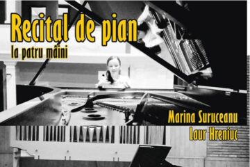 Recital de pian la patru mâini, la Universitatea din Suceava