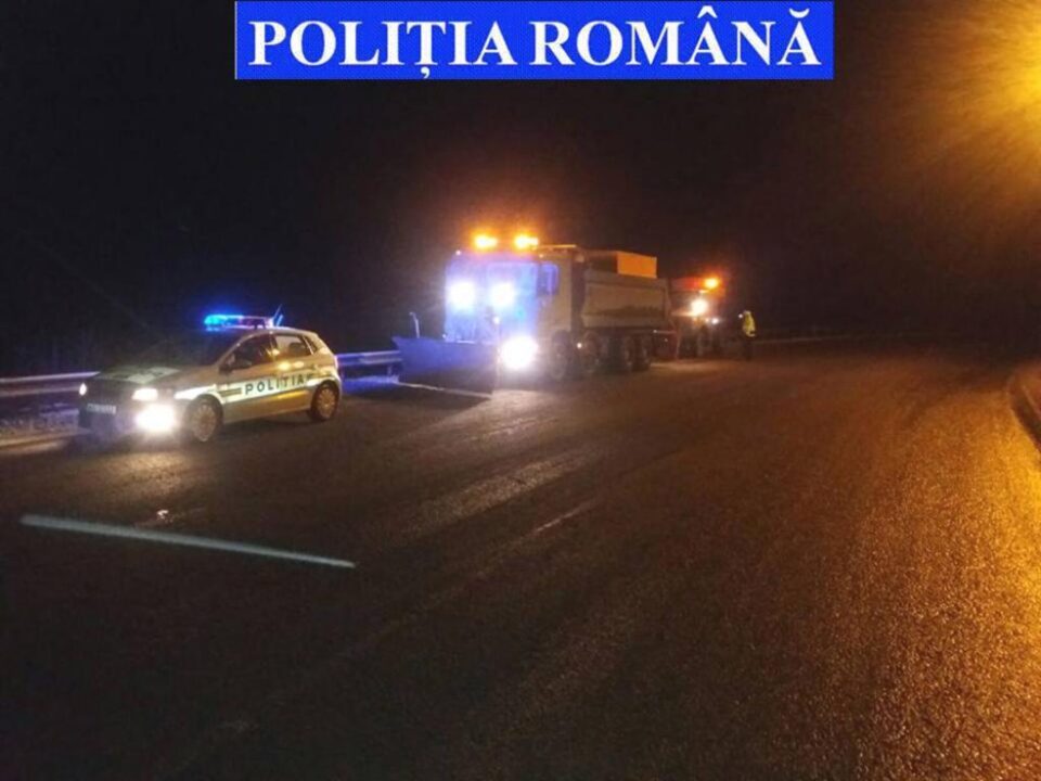 Control în trafic la Pojorâta
