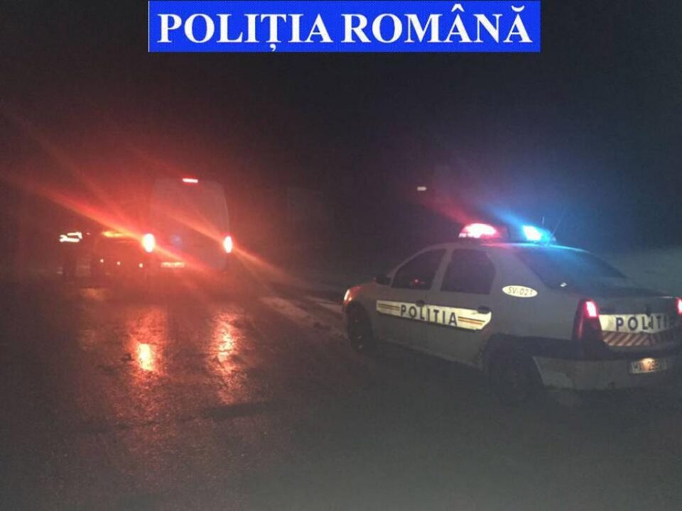 Control în trafic la Pojorâta