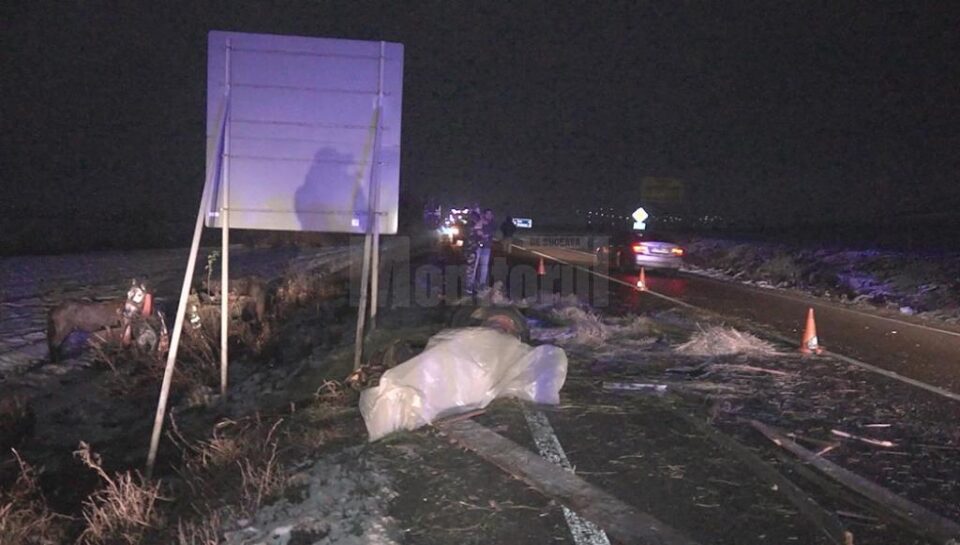 Imagini de la locul accidentului