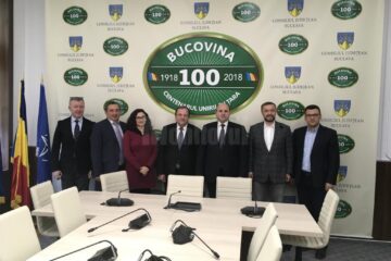 Gheorghe Flutur a primit o delegație din regiunea Cernăuți