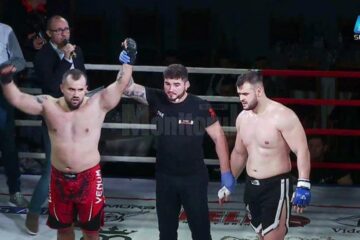 Alex Hrișcă s-a impus în main-eventul pe reguli de MMA al galei Urban Legend Constanța