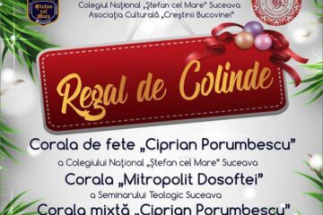 Regal de colinde, vineri, la Casa de Cultură a Sindicatelor Suceava