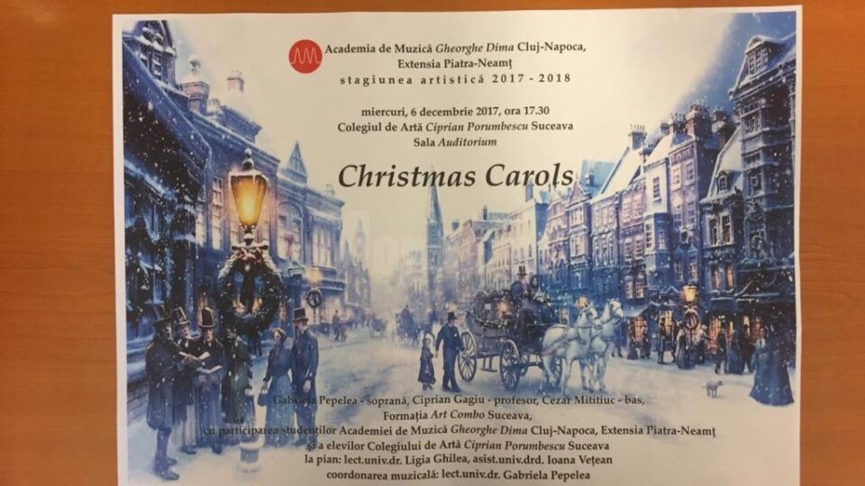 Concert de colinde la Colegiul de Artă „Ciprian Porumbescu”