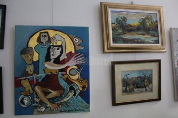 Primul salon anual al Grupului „Domino” a fost deschis la Muzeul de Istorie Suceava