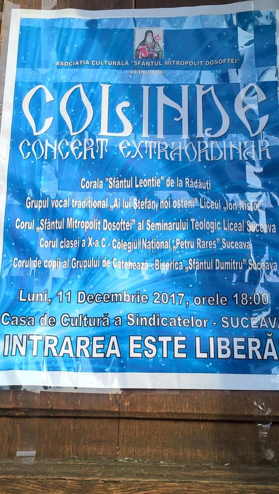 Concertul Extraordinar de Colinde, luni, la Casa de Cultură Suceava