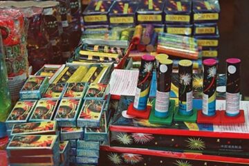 Peste 6.000 de articole pirotehnice, confiscate de polițiști în urma unui control în Bazar